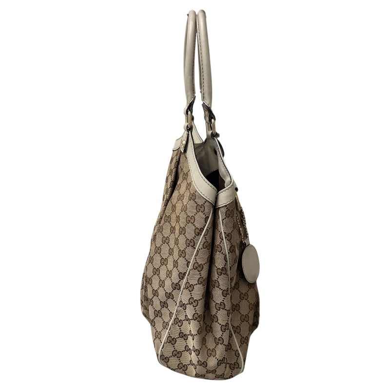 グッチ GUCCI GGキャンバス　ススーキートートバッグ 211943 ベージュ GGキャンバス レディース ハンドバッグ