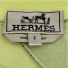 エルメス HERMES ランH半袖スウェットシャツ イエロー コットン ユニセックス スウェット