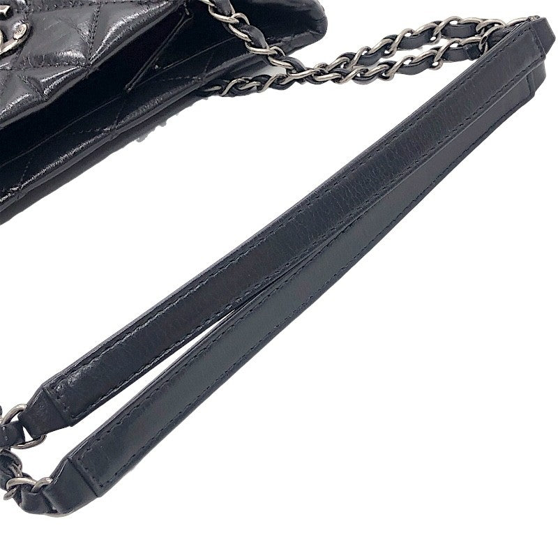 シャネル CHANEL マトラッセ チェーン トートバッグ 20440567 ブラック×SV金具 エイジドカーフ レディース ショルダーバッグ