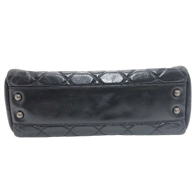 シャネル CHANEL マトラッセ チェーン トートバッグ 20440567 ブラック×SV金具 エイジドカーフ レディース ショルダーバッグ