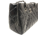シャネル CHANEL マトラッセ チェーン トートバッグ 20440567 ブラック×SV金具 エイジドカーフ レディース ショルダーバッグ