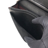 シャネル CHANEL マトラッセ チェーンウォレット A33814 ブラック×SV金具 キャビアスキン レディース ウォレットチェーン