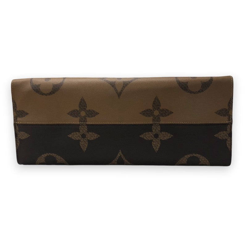 ルイ・ヴィトン LOUIS VUITTON オンザゴーGM M45320 ブラウン モノグラム ジャイアント・リバース レディース トートバッグ