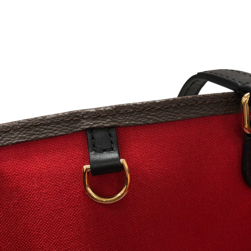 ルイ・ヴィトン LOUIS VUITTON オンザゴーGM M45320 ブラウン モノグラム ジャイアント・リバース レディース トートバッグ
