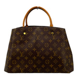 ルイ・ヴィトン LOUIS VUITTON モンテーニュMM M41056 ブラウン モノグラム レディース ショルダーバッグ