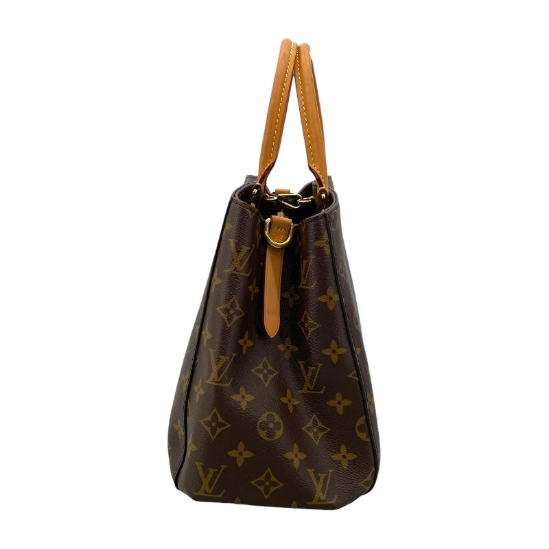 ルイ・ヴィトン LOUIS VUITTON モンテーニュMM M41056 ブラウン モノグラム レディース ショルダーバッグ