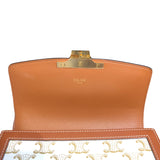 セリーヌ CELINE ティーントリオンフバッグ 188882 ホワイト/ブラウン トリオンフキャンバス レディース ショルダーバッグ