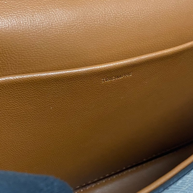 セリーヌ CELINE ショルダーバッグ クロード 194142 タン トリオンフキャンバス レディース ショルダーバッグ