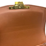 セリーヌ CELINE ティーントリオンフ バッグ 188882 ホワイト×タン ゴールド金具 トリオンフキャンバス レディース ショルダーバッグ