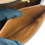 セリーヌ CELINE ティーントリオンフ バッグ 188882 ホワイト×タン ゴールド金具 トリオンフキャンバス レディース ショルダーバッグ