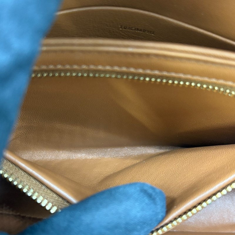 セリーヌ CELINE ティーントリオンフ バッグ 188882 ホワイト×タン ゴールド金具 トリオンフキャンバス レディース ショルダーバッグ