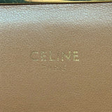 セリーヌ CELINE ティーントリオンフ バッグ 188882 ホワイト×タン ゴールド金具 トリオンフキャンバス レディース ショルダーバッグ