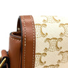 セリーヌ CELINE ティーントリオンフ バッグ 188882 ホワイト×タン ゴールド金具 トリオンフキャンバス レディース ショルダーバッグ