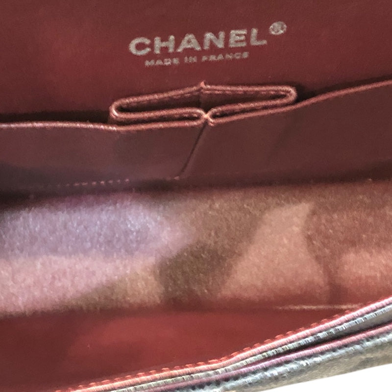 シャネル CHANEL マトラッセ25 A01112 ブラック/シルバー金具 キャビア レディース ショルダーバッグ