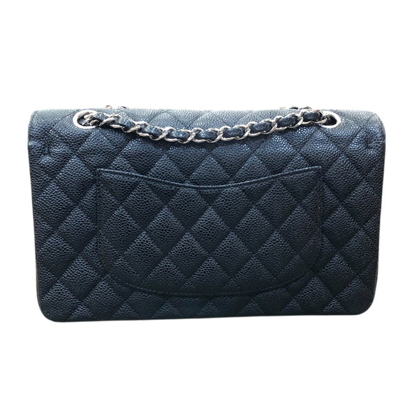 シャネル CHANEL マトラッセ25 A01112 ブラック/シルバー金具 キャビア レディース ショルダーバッグ
