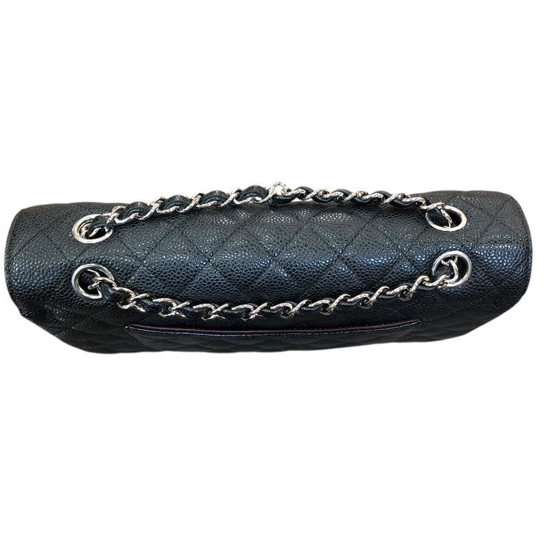 シャネル CHANEL マトラッセ25 A01112 ブラック/シルバー金具 キャビア レディース ショルダーバッグ
