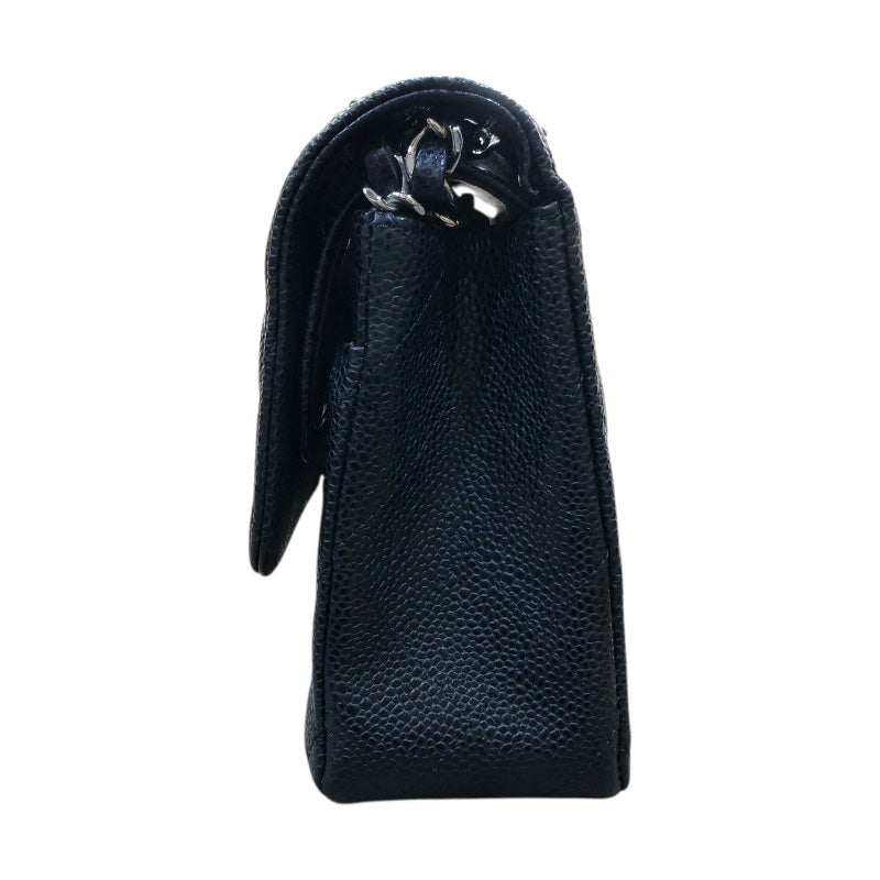 シャネル CHANEL マトラッセ25 A01112 ブラック/シルバー金具 キャビア レディース ショルダーバッグ