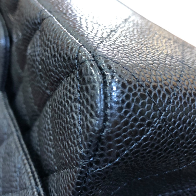 シャネル CHANEL マトラッセ25 A01112 ブラック/シルバー金具 キャビア レディース ショルダーバッグ
