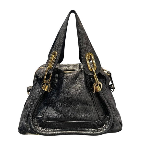 クロエ Chloe パラティスモース ブラック レザー レディース ショルダーバッグ