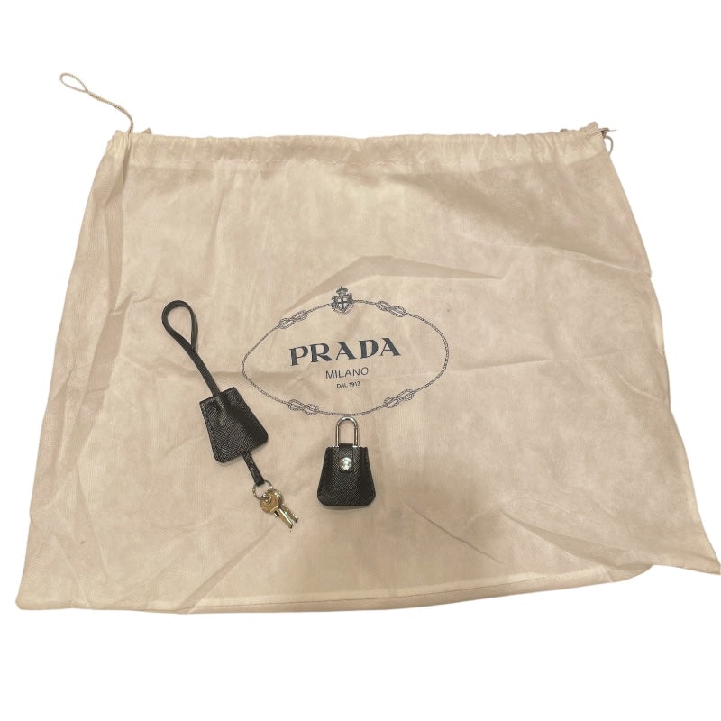 プラダ PRADA インプントゥ チェーンバッグ 1BB072 ブラック ナイロン レディース ハンドバッグ