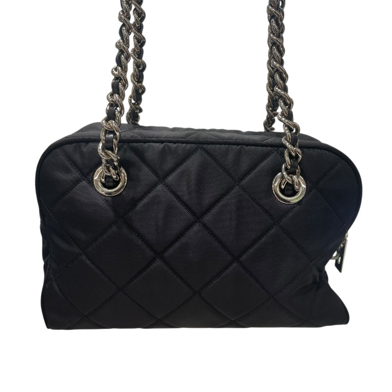 プラダ PRADA インプントゥ チェーンバッグ 1BB072 ブラック ナイロン レディース ハンドバッグ