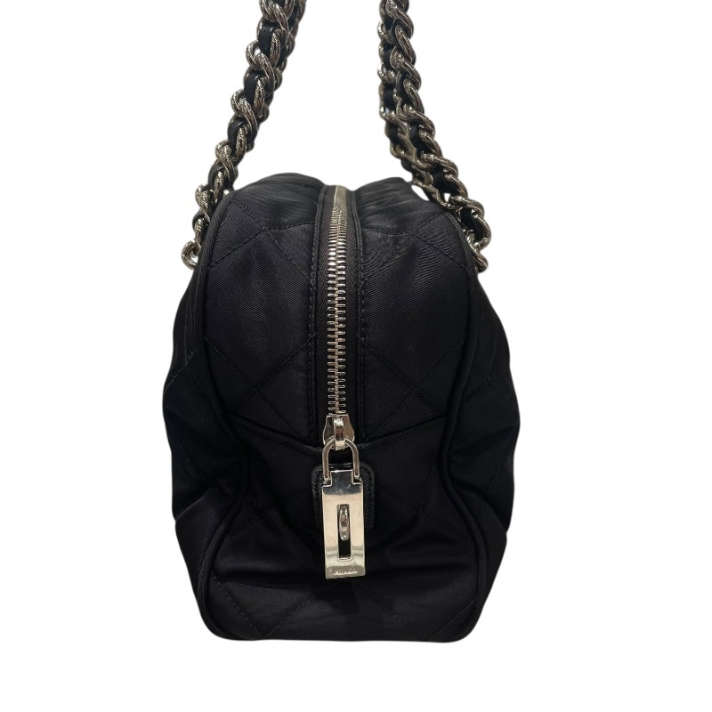 プラダ PRADA インプントゥ チェーンバッグ 1BB072 ブラック ナイロン レディース ハンドバッグ