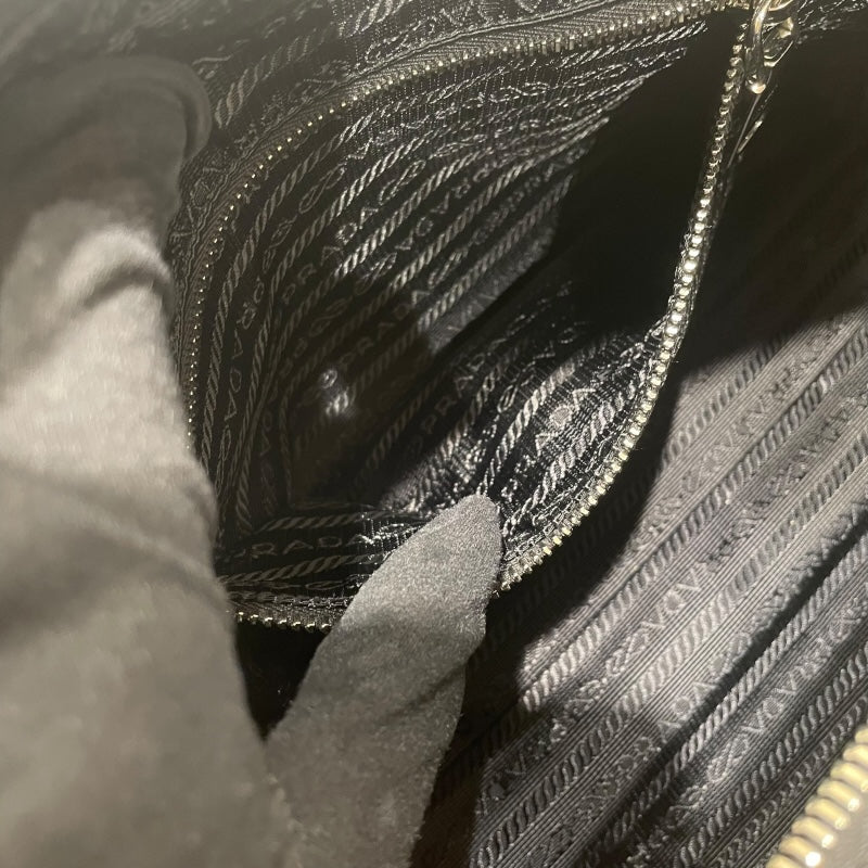 プラダ PRADA インプントゥ チェーンバッグ 1BB072 ブラック ナイロン レディース ハンドバッグ