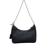 プラダ PRADA Re-Edition 2005 バッグ 1BH204 ブラック ナイロン/レザー ユニセックス ショルダーバッグ