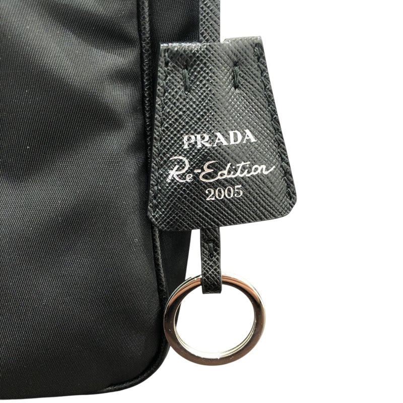 プラダ PRADA Re-Edition 2005 バッグ 1BH204 ブラック ナイロン/レザー ユニセックス ショルダーバッグ
