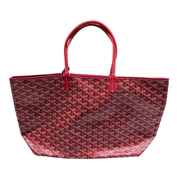 ゴヤール GOYARD サンルイPM レッド ゴヤールディンキャンバス レディース トートバッグ