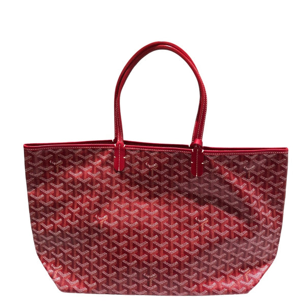 ゴヤール GOYARD サンルイPM レッド ゴヤールディンキャンバス レディース トートバッグ