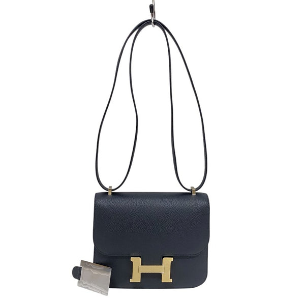 エルメス HERMES コンスタンス3 ミニ K刻印　(2025年製) ブラック ゴールド金具 ヴォーエプソン レディース ショルダーバッグ