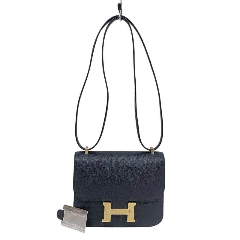 エルメス HERMES コンスタンス3 ミニ K刻印　(2025年製) ブラック ゴールド金具 ヴォーエプソン レディース ショルダーバッグ