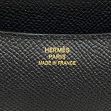 エルメス HERMES コンスタンス3 ミニ K刻印　(2025年製) ブラック ゴールド金具 ヴォーエプソン レディース ショルダーバッグ