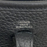 エルメス HERMES エヴリンTPM W刻 ブラック シルバー金具 トリヨンクレマンス レディース ショルダーバッグ