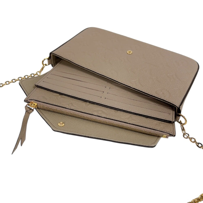ルイ・ヴィトン LOUIS VUITTON ポシェット・フェリシー M68697 トゥルトレール　ゴールド金具 モノグラム・アンプアント レディース ショルダーバッグ
