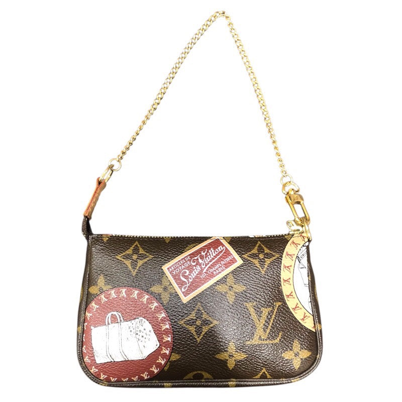 ルイ・ヴィトン LOUIS VUITTON ミニ ポシェット・アクセソワール M95804 ブラウン モノグラムラベルコレクション レディース ポーチ