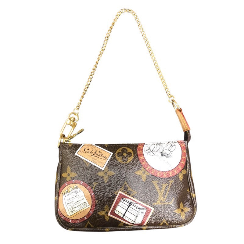 ルイ・ヴィトン LOUIS VUITTON ミニ ポシェット・アクセソワール M95804 ブラウン モノグラムラベルコレクション レディース ポーチ