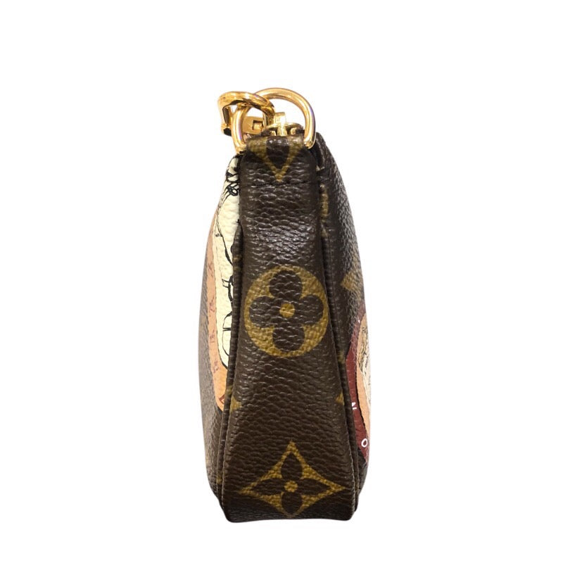 ルイ・ヴィトン LOUIS VUITTON ミニ ポシェット・アクセソワール M95804 ブラウン モノグラムラベルコレクション レディース ポーチ