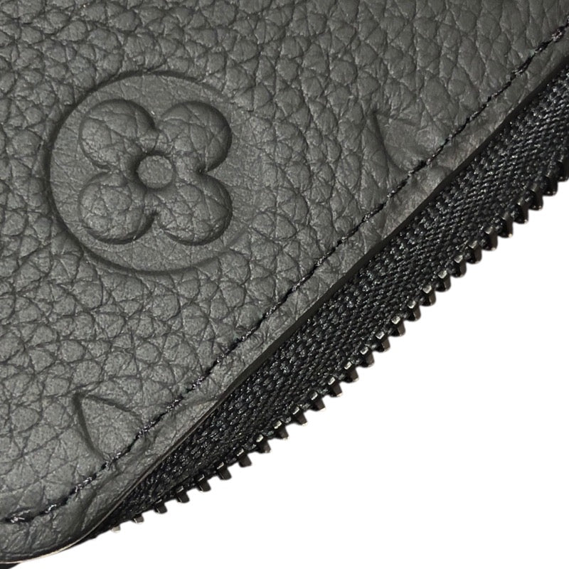 ルイ・ヴィトン LOUIS VUITTON ジッピーウォレット ・ヴェルティカル M69047 ブラック トリヨンレザー メンズ 長財布