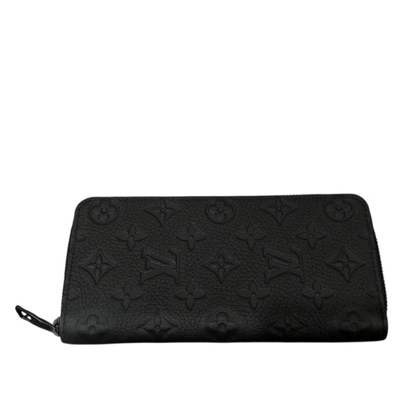 ルイ・ヴィトン LOUIS VUITTON ジッピーウォレット ・ヴェルティカル M69047 ブラック トリヨンレザー メンズ 長財布