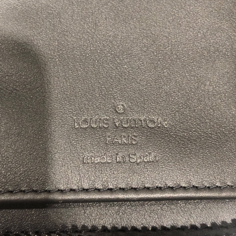 ルイ・ヴィトン LOUIS VUITTON ジッピーウォレット ・ヴェルティカル M69047 ブラック トリヨンレザー メンズ 長財布