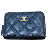 シャネル CHANEL クラシックジップコインパース AP0216 ブラウン/ゴールド金具 キャビアスキン レディース コインケース