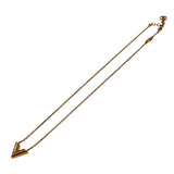 ルイ・ヴィトン LOUIS VUITTON エセンシャルV ネックレス ゴールド GP アクセサリー