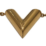 ルイ・ヴィトン LOUIS VUITTON エセンシャルV ネックレス ゴールド GP アクセサリー