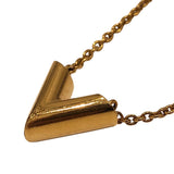 ルイ・ヴィトン LOUIS VUITTON エセンシャルV ネックレス ゴールド GP アクセサリー