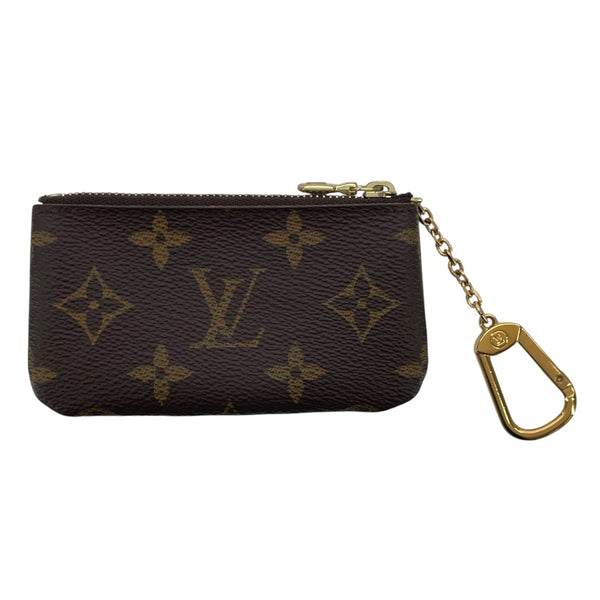 ルイ・ヴィトン LOUIS VUITTON ポシェット･クレ M62650 ブラウン モノグラムキャンバス レディース カードケース