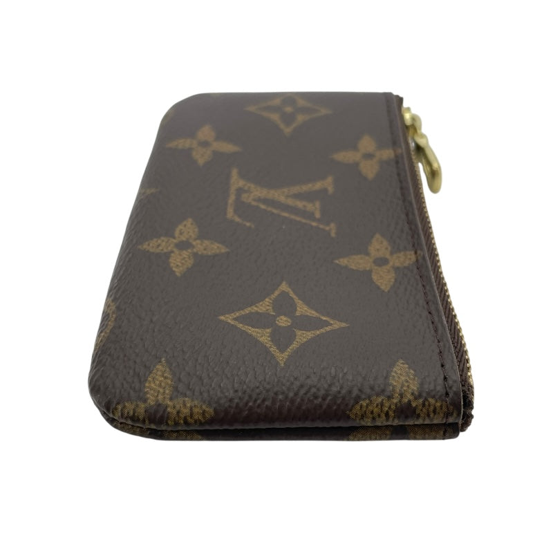 ルイ・ヴィトン LOUIS VUITTON ポシェット･クレ M62650 ブラウン モノグラムキャンバス レディース カードケース