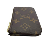 ルイ・ヴィトン LOUIS VUITTON ポシェット･クレ M62650 ブラウン モノグラムキャンバス レディース カードケース