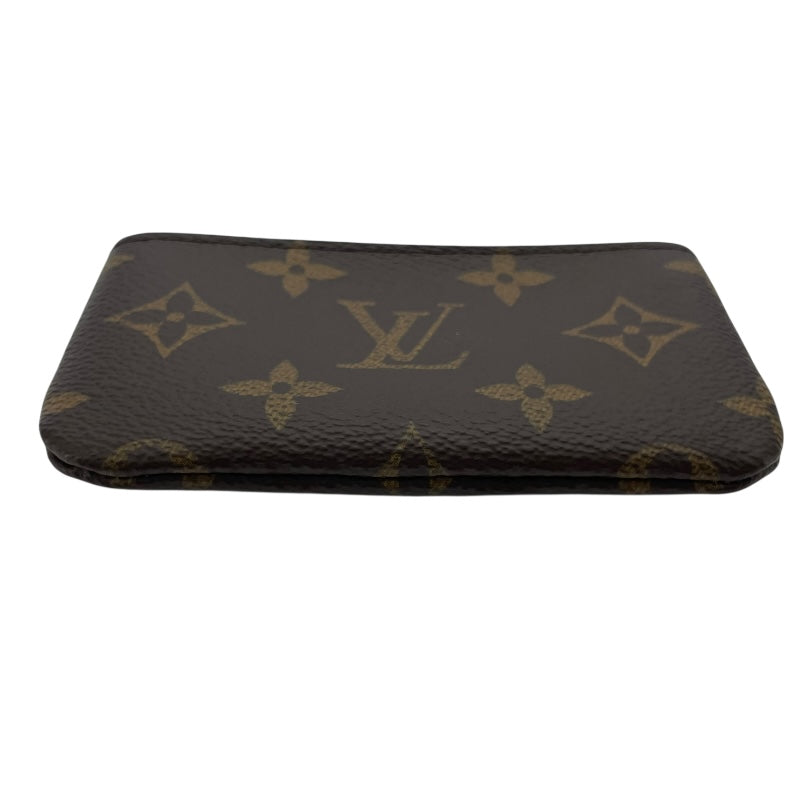 ルイ・ヴィトン LOUIS VUITTON ポシェット･クレ M62650 ブラウン モノグラムキャンバス レディース カードケース